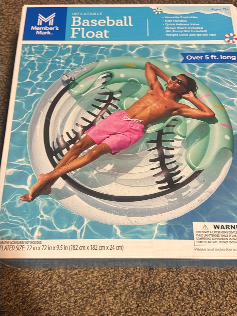 Baseball float / raft